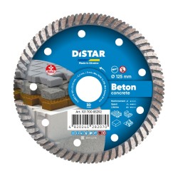 Diamond cutting disc Turbo 125 Beton 125x22.22x8x2.2mm 