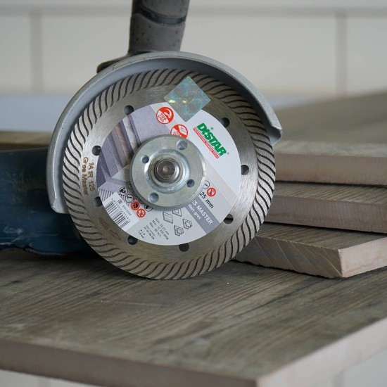 Diamond cutting disc 1A1R Gres Master 125x22.22x10x1.4mm Diamond cutting disc 1A1R Gres Master 125x22.22x10x1.4mm