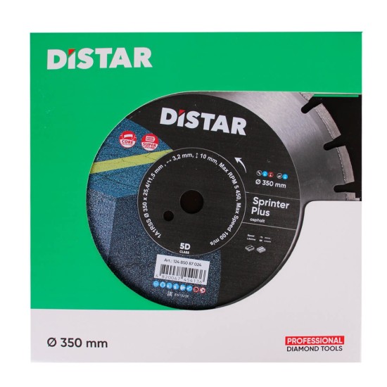 Diamond cutting disc 1A1RSS/C1-W 350x3.2x10x25.4-21 Sprinter Plus Diamond cutting disc 1A1RSS/C1-W 350x3.2x10x25.4-21 Sprinter Plus