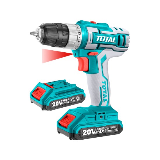 Cordless Drill - Screwdriver / 20V / 2A / 45Nm / + Battery Cordless Drill - Screwdriver / 20V / 2A / 45Nm / + Battery