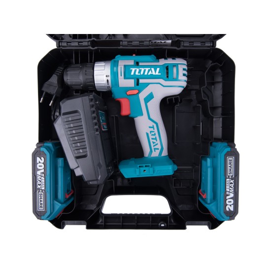 Cordless Drill - Screwdriver / 20V / 2A / 45Nm / + Battery Cordless Drill - Screwdriver / 20V / 2A / 45Nm / + Battery